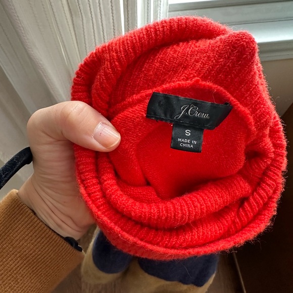 J. Crew Color Block Turtleneck Sweater - Picture 2 of 4